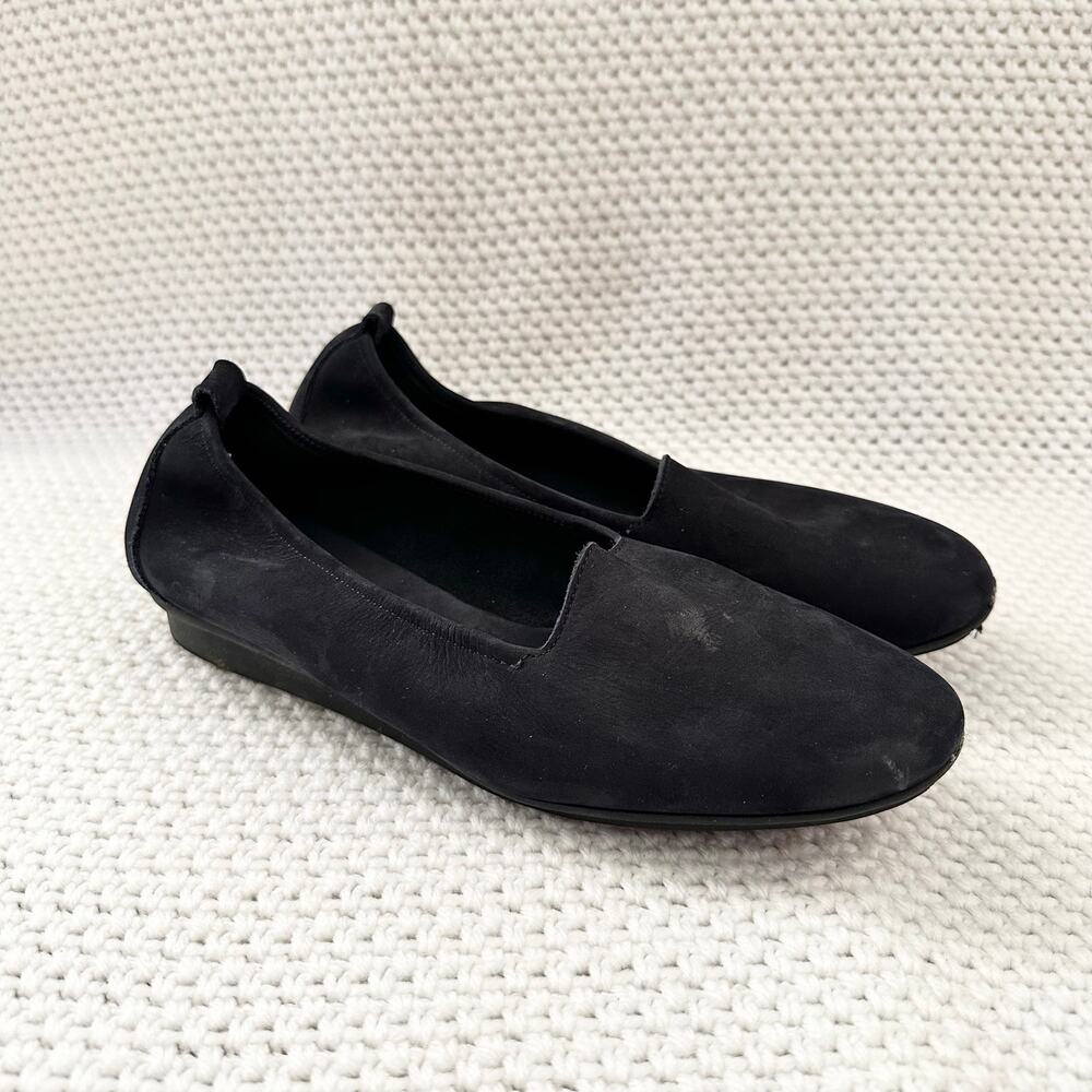 Arche LN Navy Blue Ninolo Nubuck Leather Slip On Comfort Loafer Flats Shoes 40 - Picture 11 of 11
